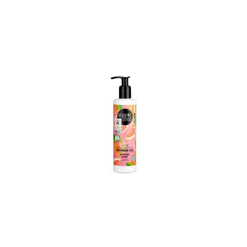 ORGANIC SHOP GEL DE DUCHA TONIFICANTE toque pomelo 280ml.