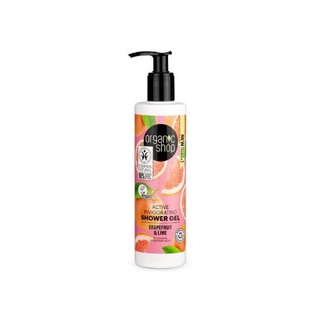 ORGANIC SHOP GEL DE DUCHA TONIFICANTE toque pomelo 280ml.