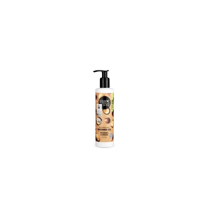 ORGANIC SHOP GEL DE DUCHA BIENESTAR NUTRITIVO macadamia 280ml.