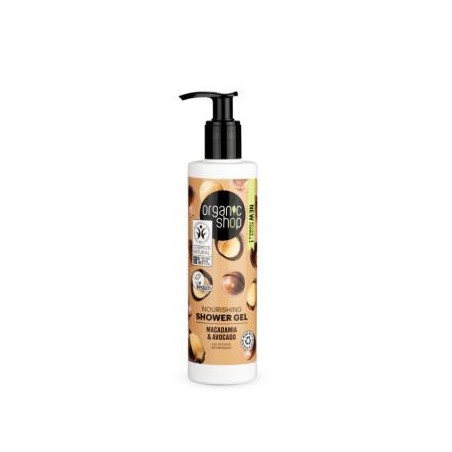 ORGANIC SHOP GEL DE DUCHA BIENESTAR NUTRITIVO macadamia 280ml.