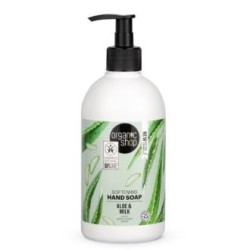 ORGANIC SHOP JABON DE MANOS SUAVIZANTE aloe de barbados 500ml.