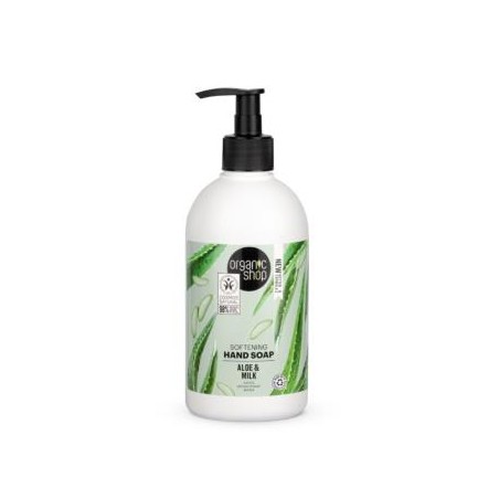 ORGANIC SHOP JABON DE MANOS SUAVIZANTE aloe de barbados 500ml.