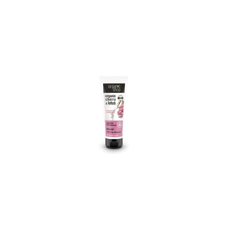 CREMA-BALSAMO MANOS Y UÑAS cereza-loto 75ml. CREMA-BALSAMO MANOS Y UÑAS cereza-loto 75ml.