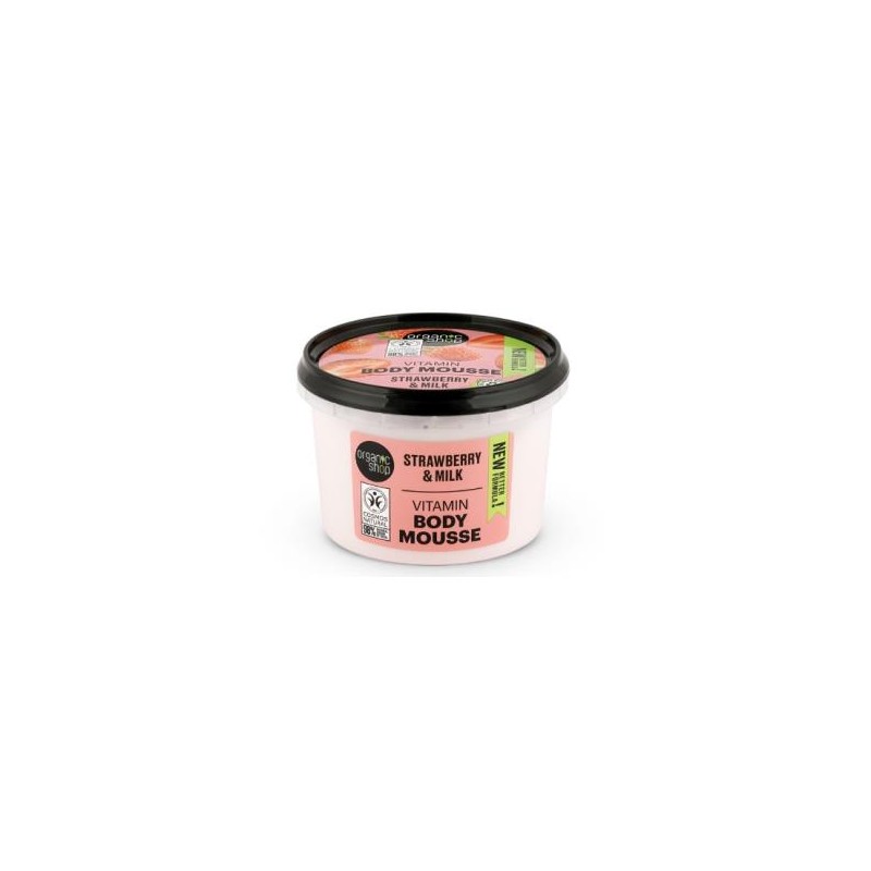 MOUSSE CORPORAL VITAMINICA fresa 250ml. MOUSSE CORPORAL VITAMINICA fresa 250ml.