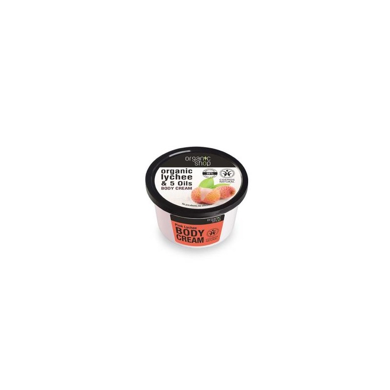 CREMA CORPORAL NUTRITIVA lichi-5 aceites 250ml.