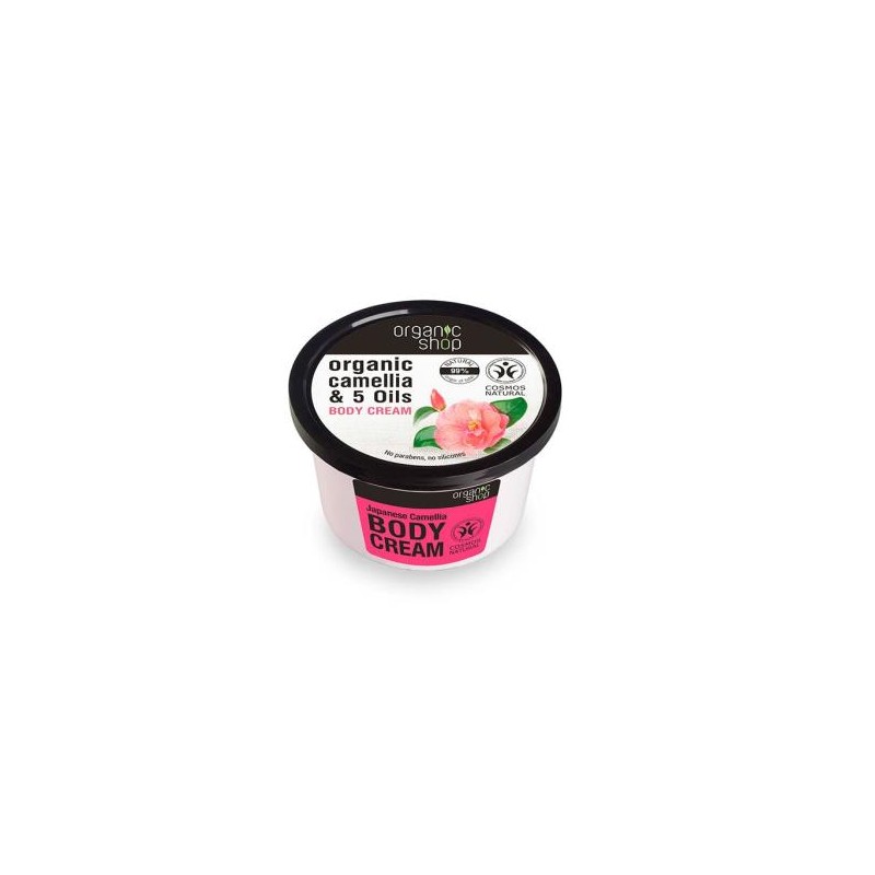 ORGANIC SHOP CREMA CORPORAL camelia japonesa 250ml. ORGANIC SHOP CREMA CORPORAL camelia japonesa 250ml.