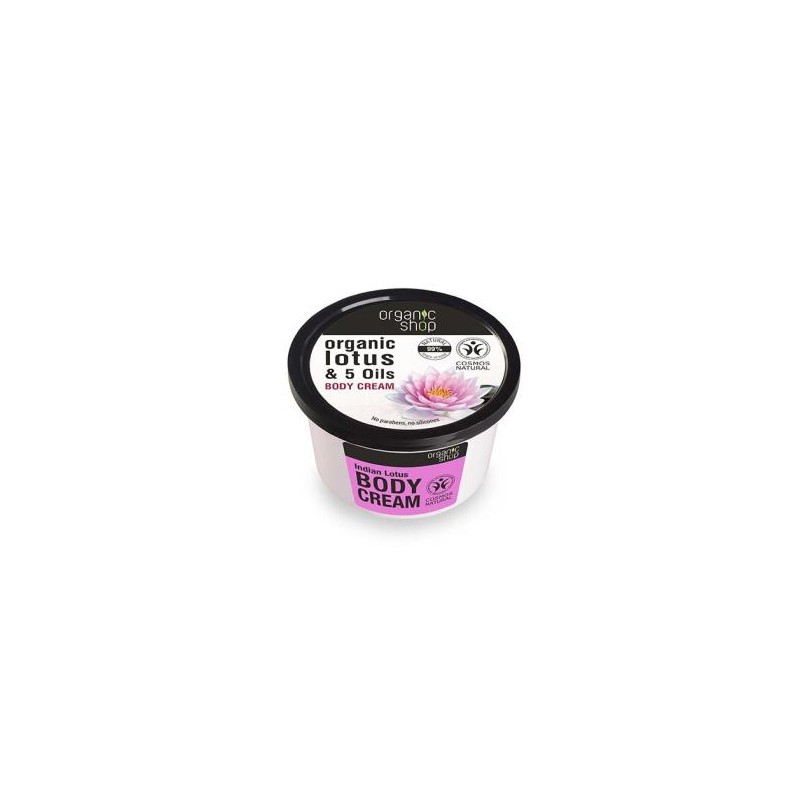 CREMA CORPORAL CALMANTE loto-5 aceites 250ml.