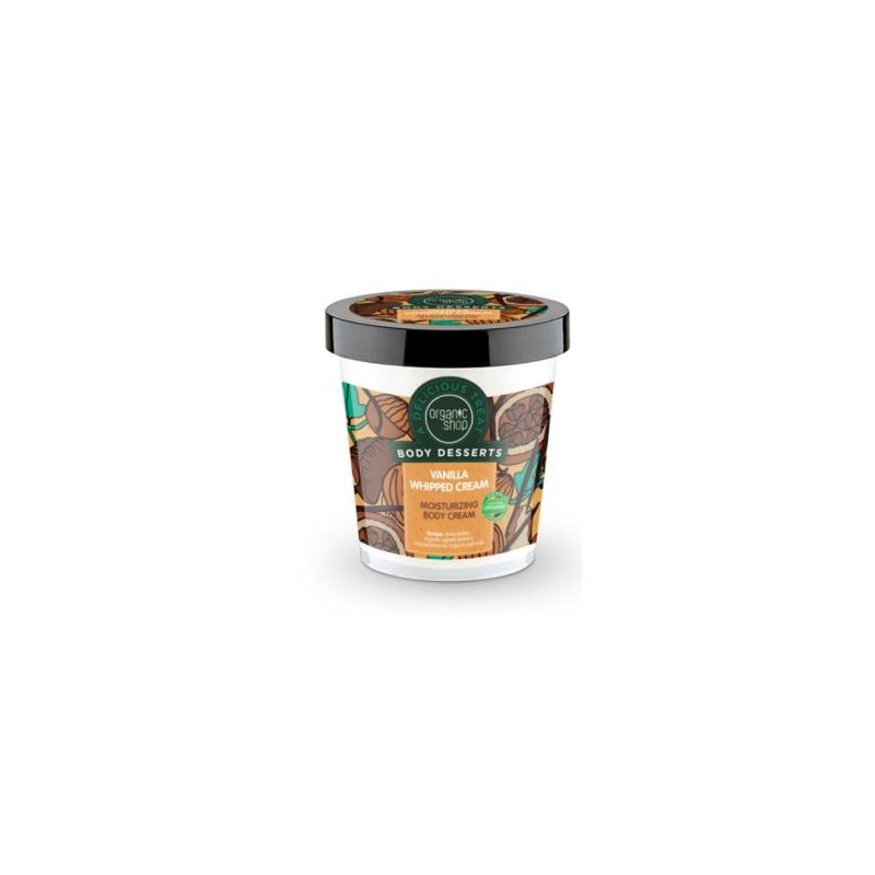 ORGANIC SHOP CREMA CORPORAL HIDRATANTE crema vainilla 450ml. ORGANIC SHOP CREMA CORPORAL HIDRATANTE crema vainilla 450ml.
