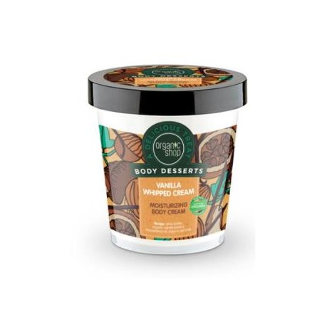 ORGANIC SHOP CREMA CORPORAL HIDRATANTE crema  vainilla 450ml.