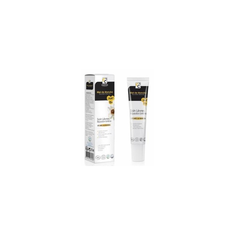 COMPTOIRS COMPAGNIES BALSAMO LABIOS REPARACION 10% MIEL MANUKA IAA15+ COMPTOIRS COMPAGNIES BALSAMO LABIOS REPARACION 10% MIEL MANUKA IAA15+