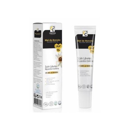 COMPTOIRS  COMPAGNIES BALSAMO LABIOS REPARACION 10% MIEL MANUKA IAA15+