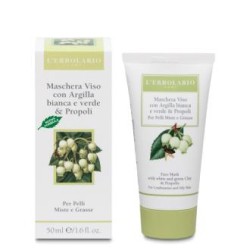 L´ERBOLARIO MASCARILLA CARA arcilla y propoleo 50ml.