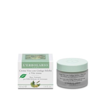 L´ERBOLARIO CREMA FACIAL ginkgo biloba 50ml.