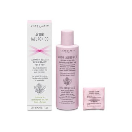 L´ERBOLARIO ACIDO HIALURONICO locion reequilibrante 200ml.