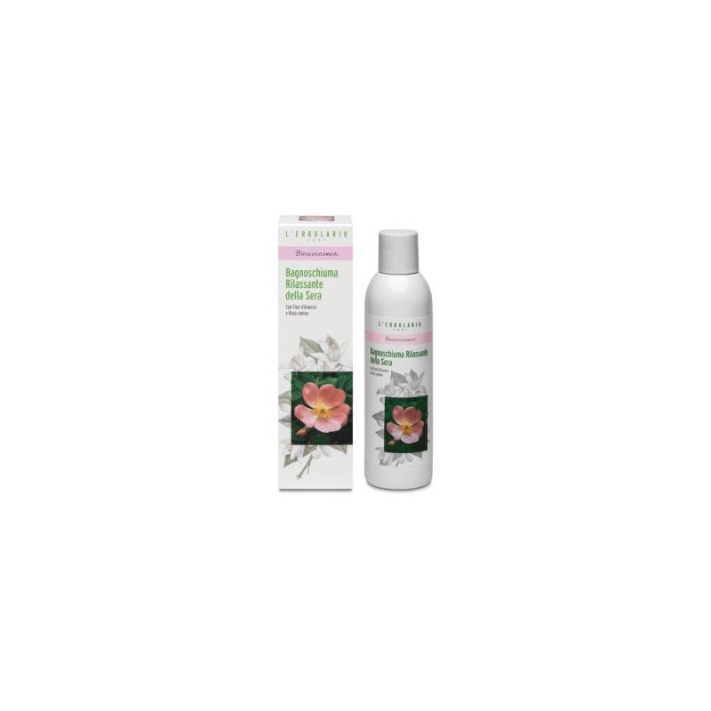 L´ERBOLARIO BIO GEL DE BAÑO RELAJANTE rosa canina 200ml.