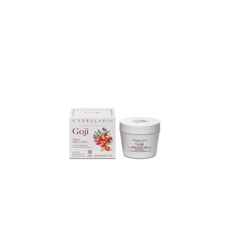 L´ERBOLARIO GOJI crema corporal 200ml. L´ERBOLARIO GOJI crema corporal 200ml.