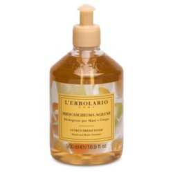 L´ERBOLARIO FRESCAESPUMA citrico jabon facial corporal 500ml.