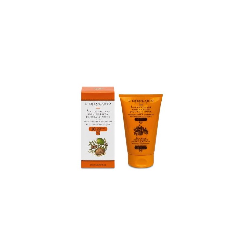 L´ERBOLARIO SOLAR leche zanahoria y jojoba SPF10 125ml. L´ERBOLARIO SOLAR leche zanahoria y jojoba SPF10 125ml.