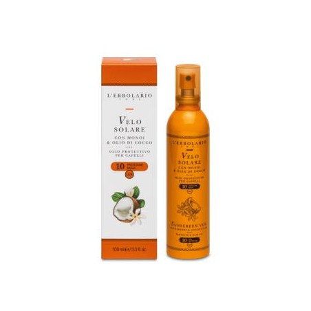 L´ERBOLARIO SOLAR velo con monoi y coco SPF10 100ml.