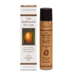 L´ERBOLARIO SOLAR crema autobronceadora zumo mango 100ml.