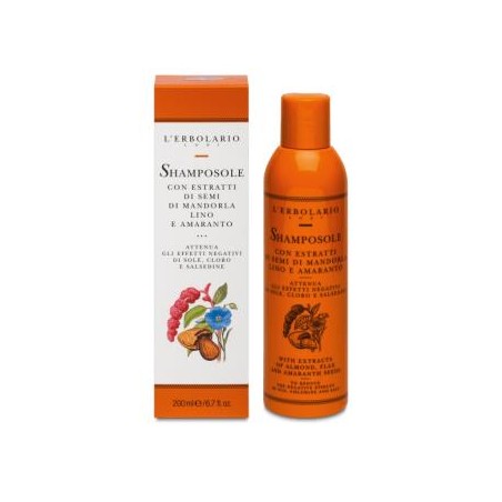 SOLAR champu extracto semillas de almendra 200ml.