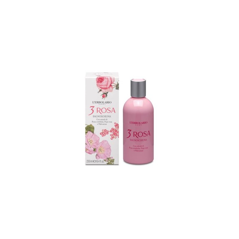 L´ERBOLARIO 3 ROSAS gel de baño 250ml.
