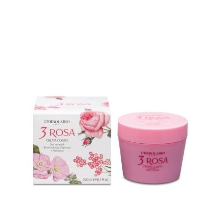 L´ERBOLARIO 3 ROSAS crema corporal 200ml.