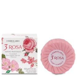 L´ERBOLARIO 3 ROSAS jabon pastilla 100gr