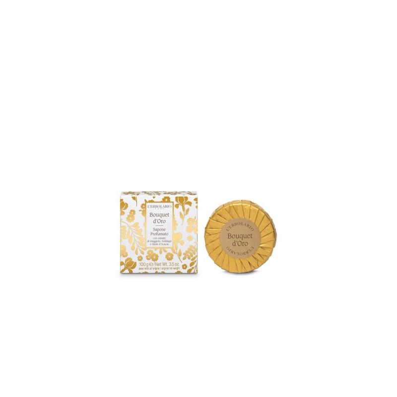 L´ERBOLARIO BOUQUET DE ORO jabon perfumado pastilla 100gr.