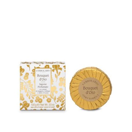 L´ERBOLARIO BOUQUET DE ORO jabon perfumado pastilla 100gr.