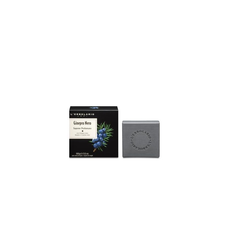 L´ERBOLARIO ENEBRO NEGRO jabon pastilla 100gr.