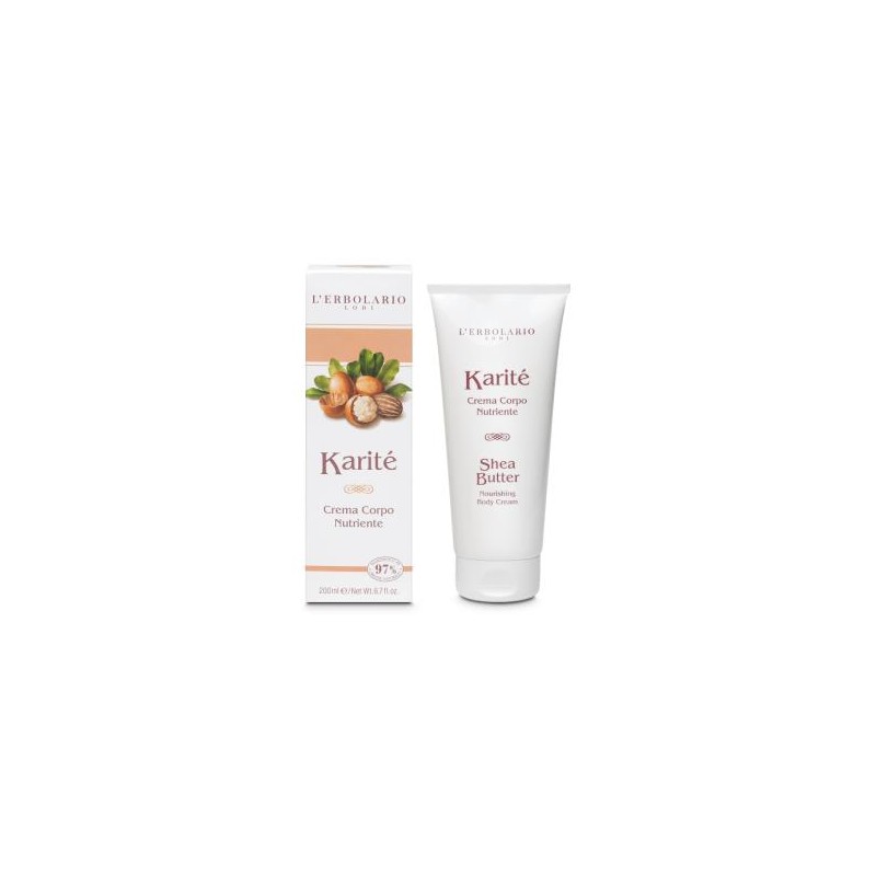 L´ERBOLARIO KARITE crema cuerpo nutritiva 200ml.