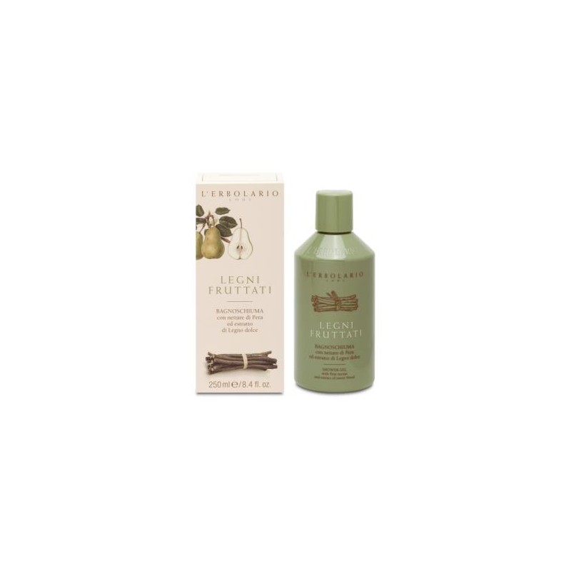 L´ERBOLARIO LEÑOS FRUTADOS gel de baño 250ml.