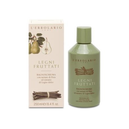 L´ERBOLARIO LEÑOS FRUTADOS gel de baño 250ml.