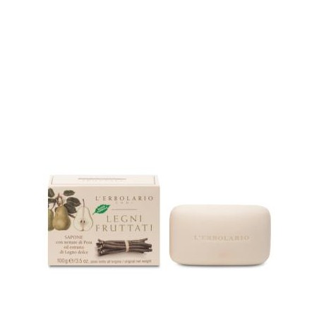 L´ERBOLARIO LEÑOS FRUTADOS jabon pastilla 100gr.