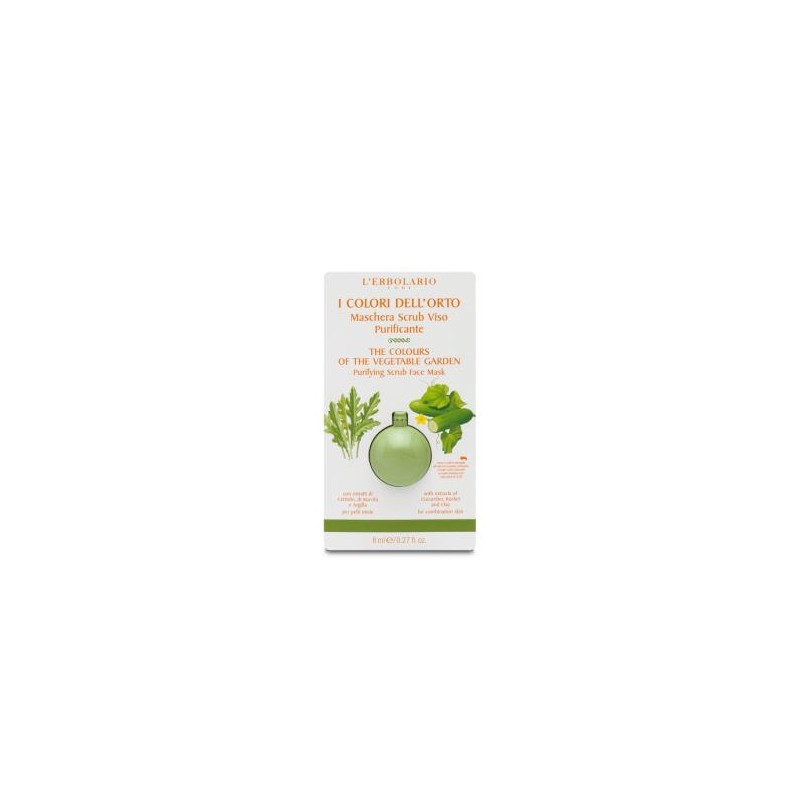 L´ERBOLARIO COLORES DEL HUERTO mascarilla exfoliante purif 8ml L´ERBOLARIO COLORES DEL HUERTO mascarilla exfoliante purif 8ml