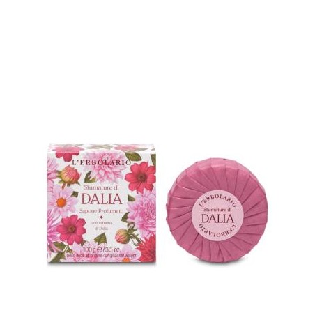 L´ERBOLARIO MATICES DALIA jabon perfumado pastilla 100gr.
