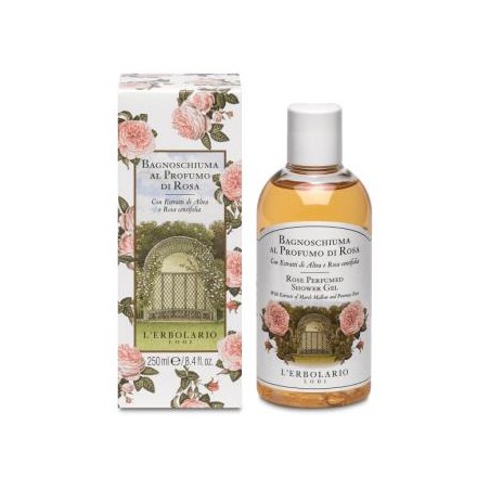 L´ERBOLARIO ROSA gel de baño 250ml.