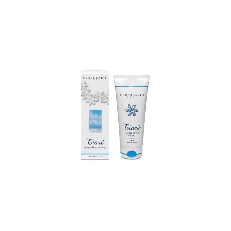 L´ERBOLARIO TIARE crema fluida cuerpo 200ml.