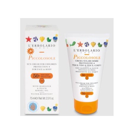 PICCOLOSOLE crema solar infantil SPF 50+ 75ml.