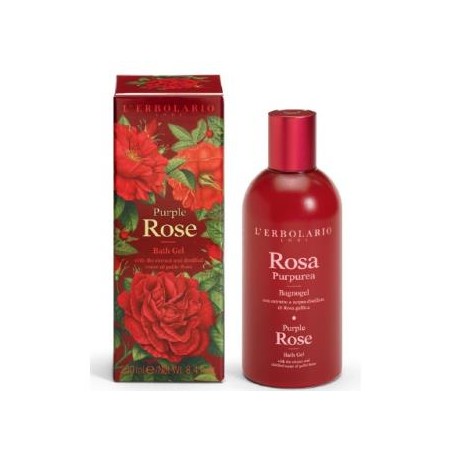 L´ERBOLARIO ROSA PURPUREA gel de baño 250ml.
