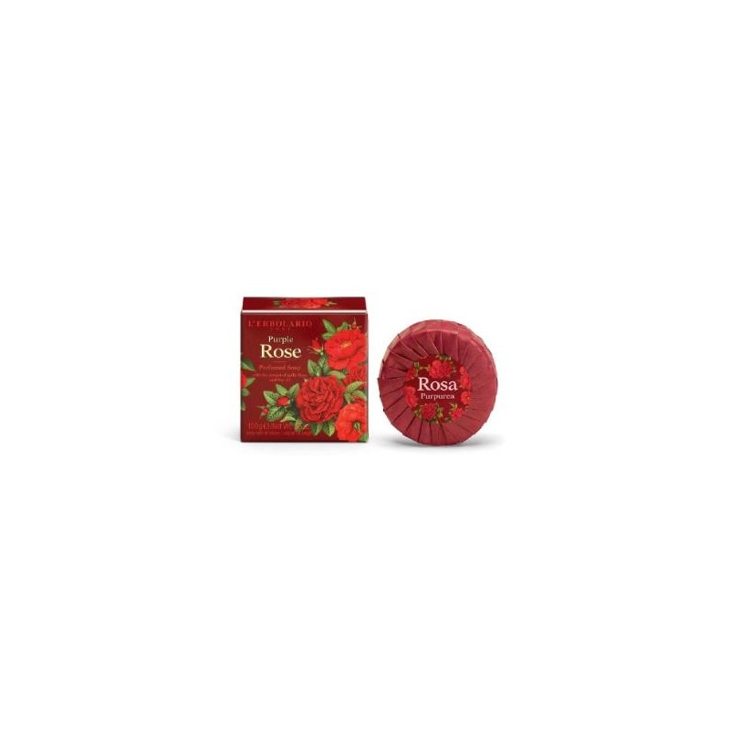 L´ERBOLARIO ROSA PURPUREA jabon perfumado 100gr.