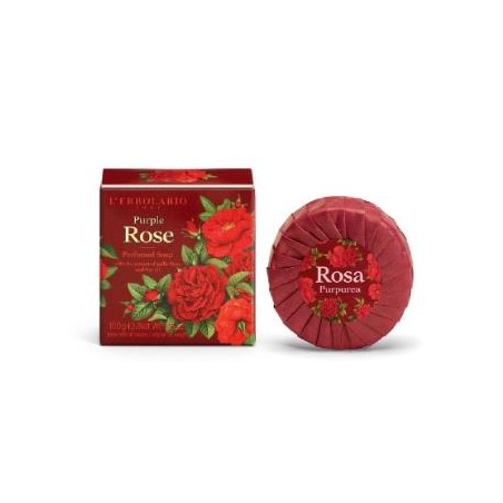 L´ERBOLARIO ROSA PURPUREA jabon perfumado 100gr.