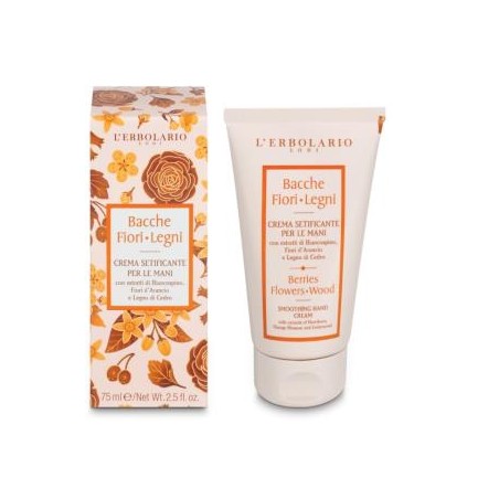L´ERBOLARIO BAYAS FLORES crema suavizante manos 75ml.