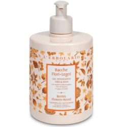 L´ERBOLARIO BAYAS FLORES gel detergente cara y manos 500ml.