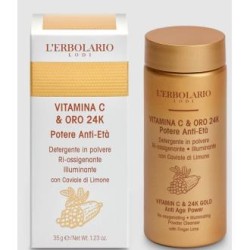 L´ERBOLARIO VITAMINA C ORO limpiadora en polvo 35gr.
