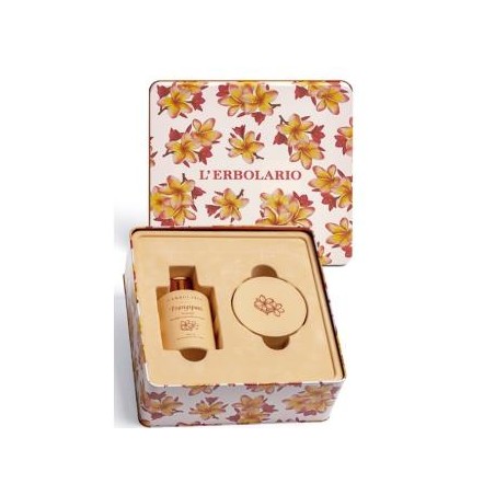 L´ERBOLARIO FRANGIPANI DUO gel 300ml+crema cuerpo 200ml.