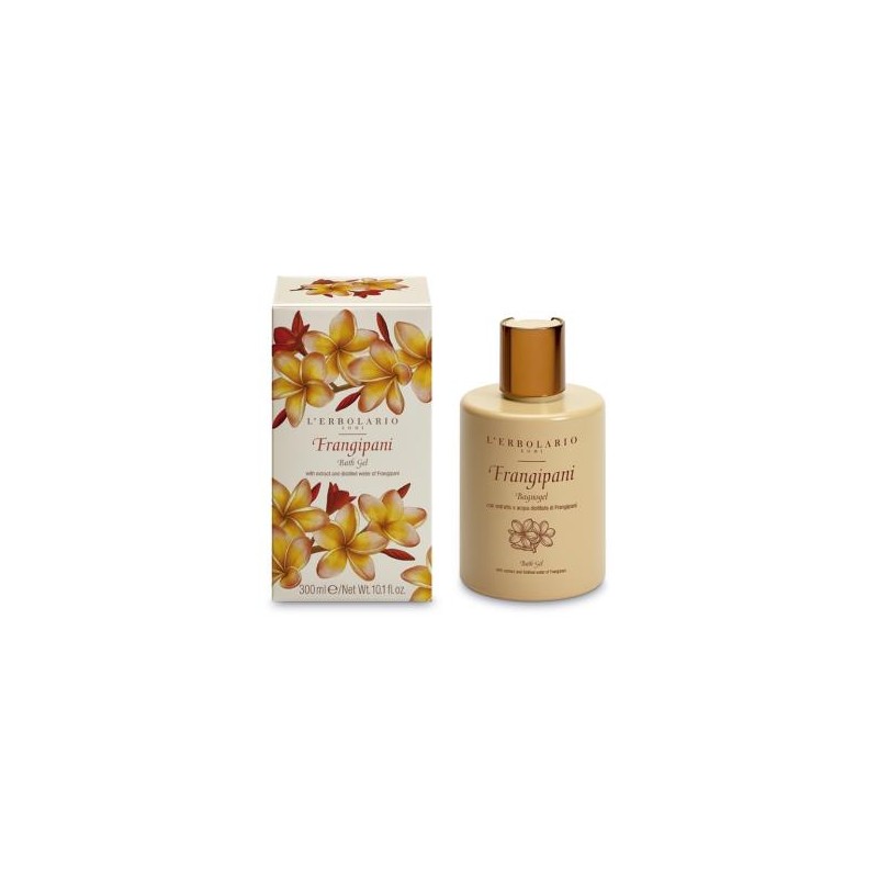 L´ERBOLARIO FRANGIPANI gel de baño 300ml. L´ERBOLARIO FRANGIPANI gel de baño 300ml.