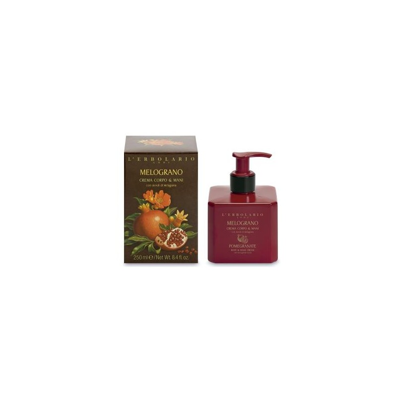 L´ERBOLARIO MELOGRANO crema cuerpo y manos 250ml.