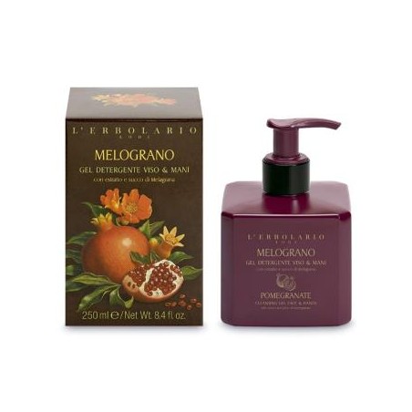 L´ERBOLARIO MELOGRANO gel detergente cara y manos 250ml.